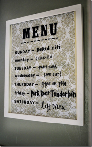 Menu Board